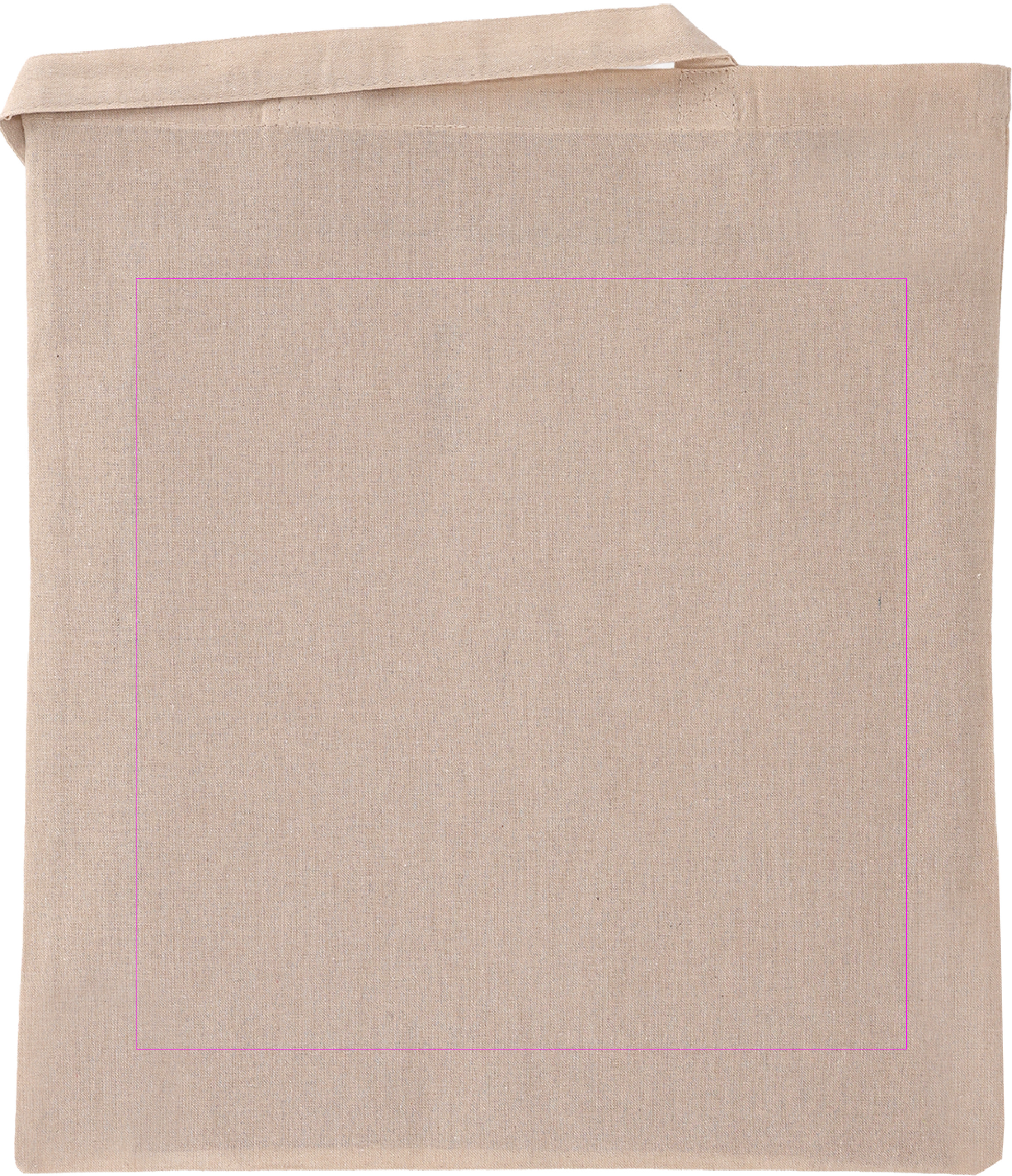 Recycled cotton bag with long handles 140 g/m2 LAMBERTO