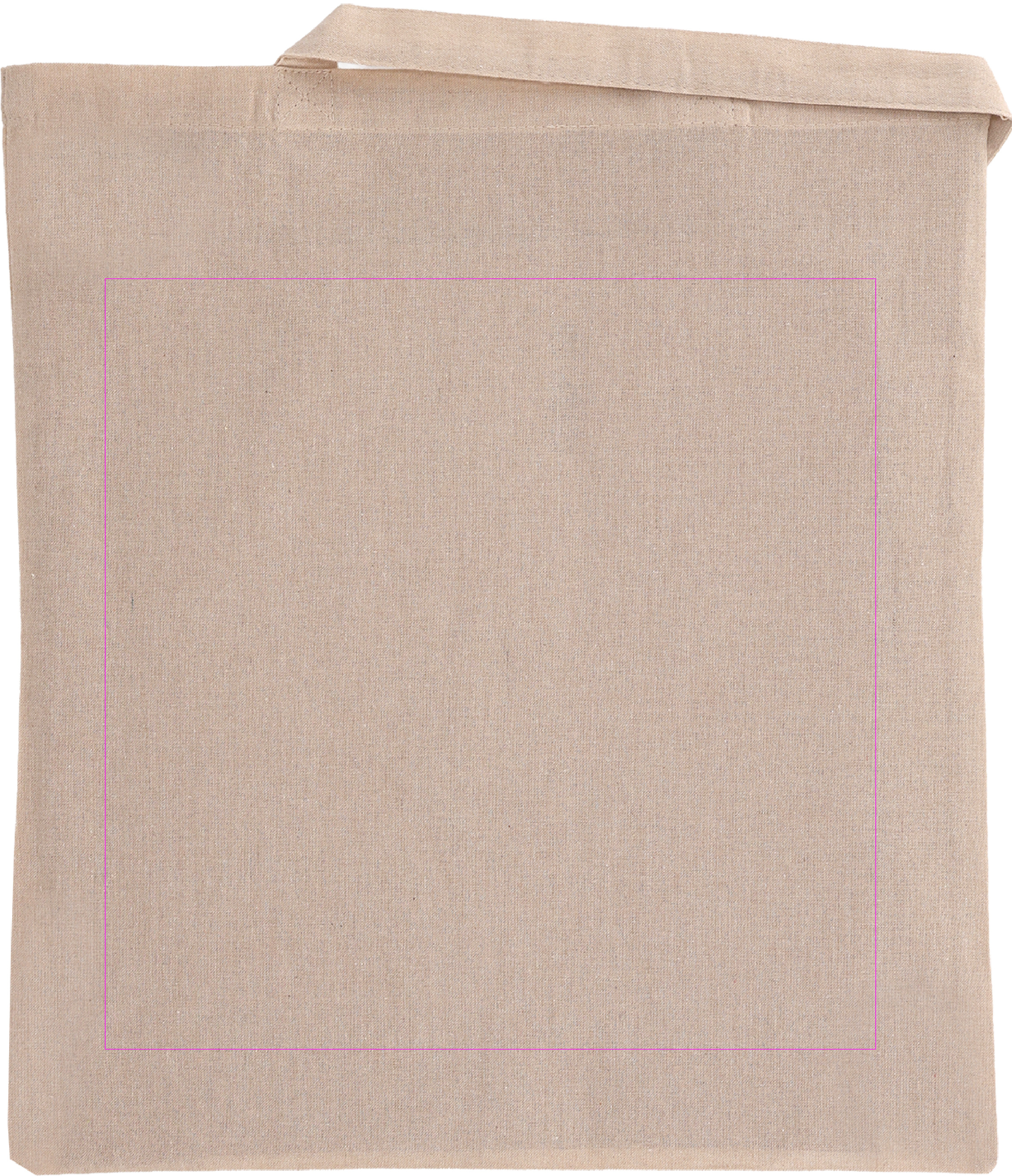 Recycled cotton bag with long handles 140 g/m2 LAMBERTO