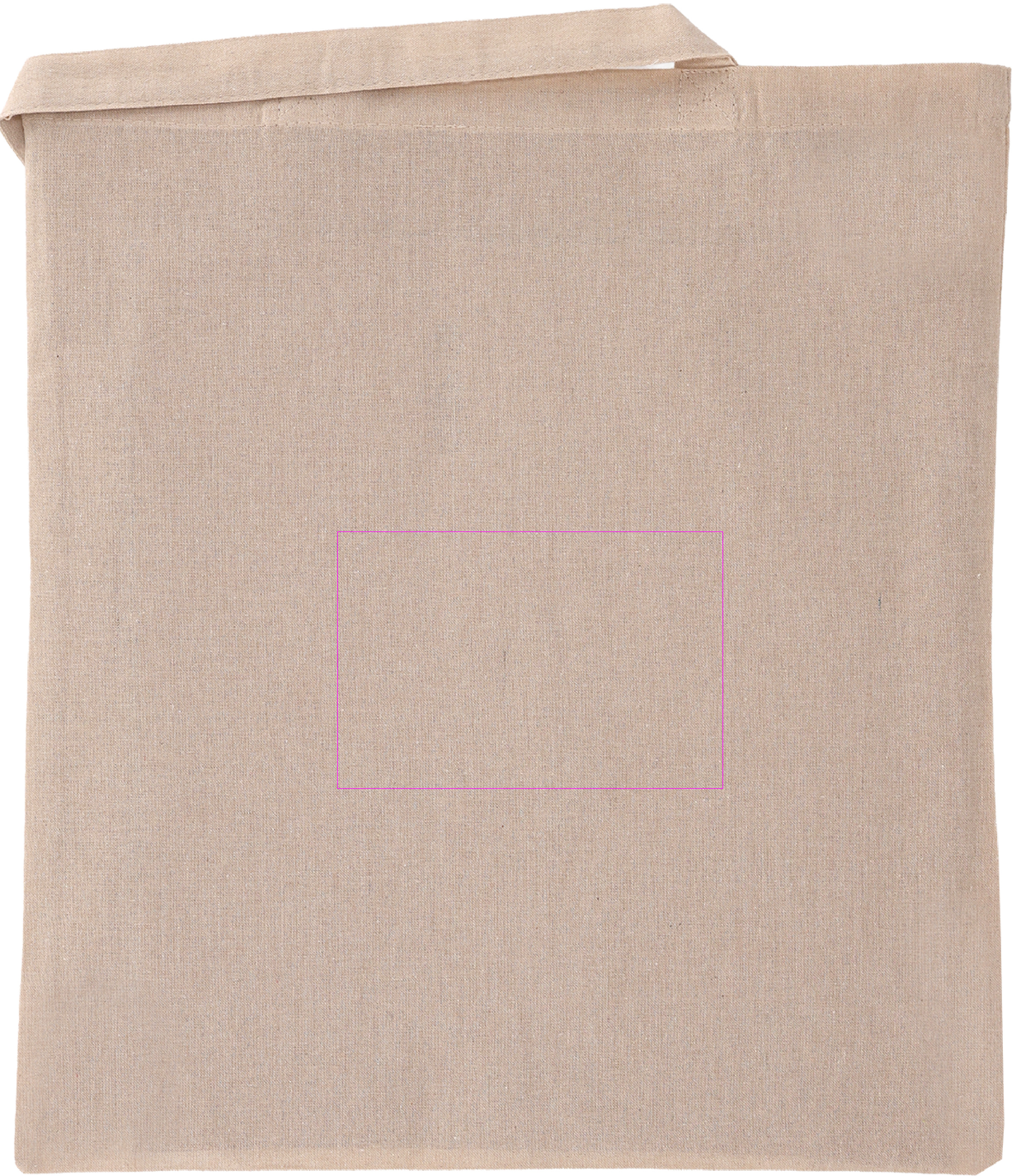 Recycled cotton bag with long handles 140 g/m2 LAMBERTO