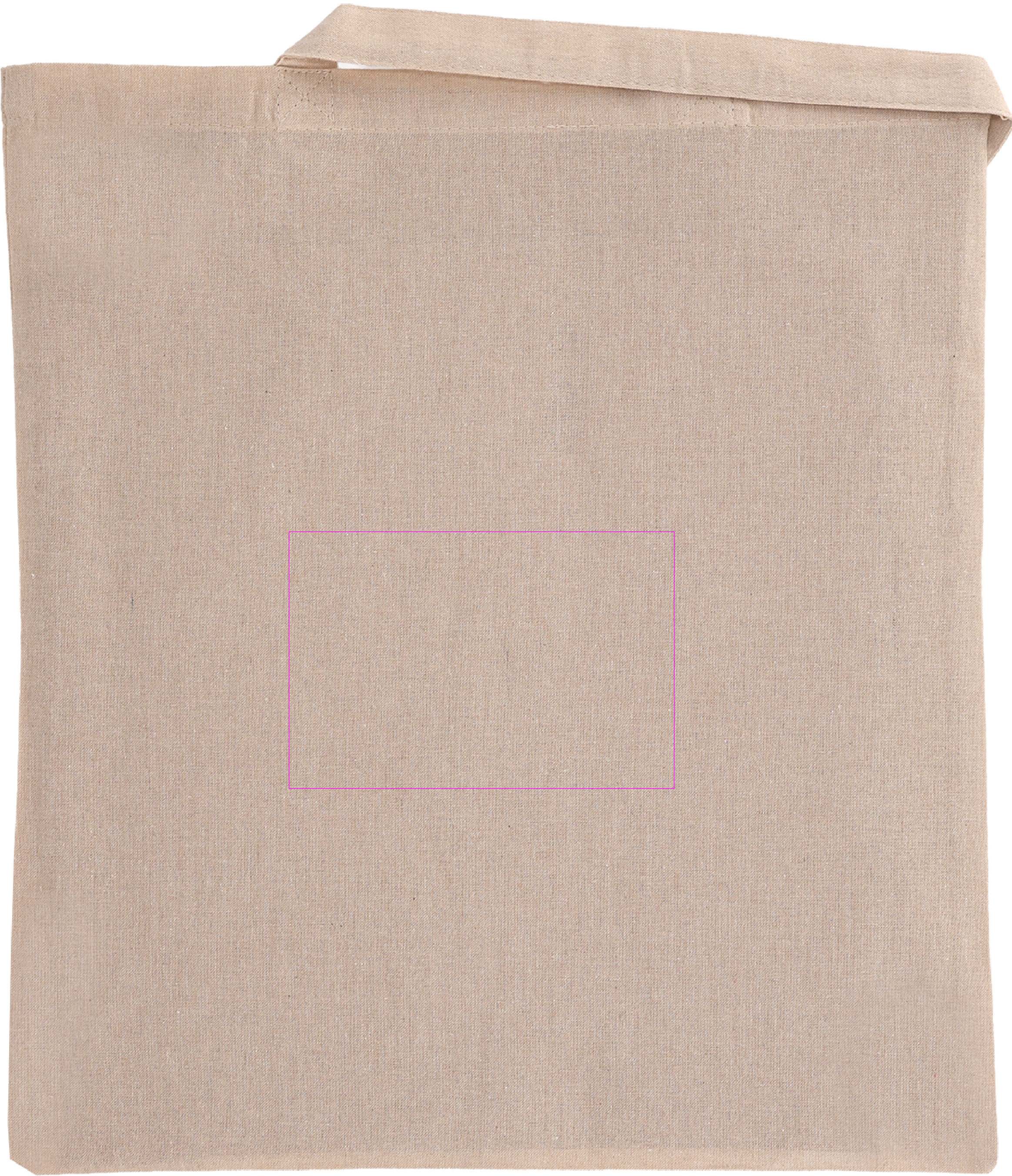 Recycled cotton bag with long handles 140 g/m2 LAMBERTO