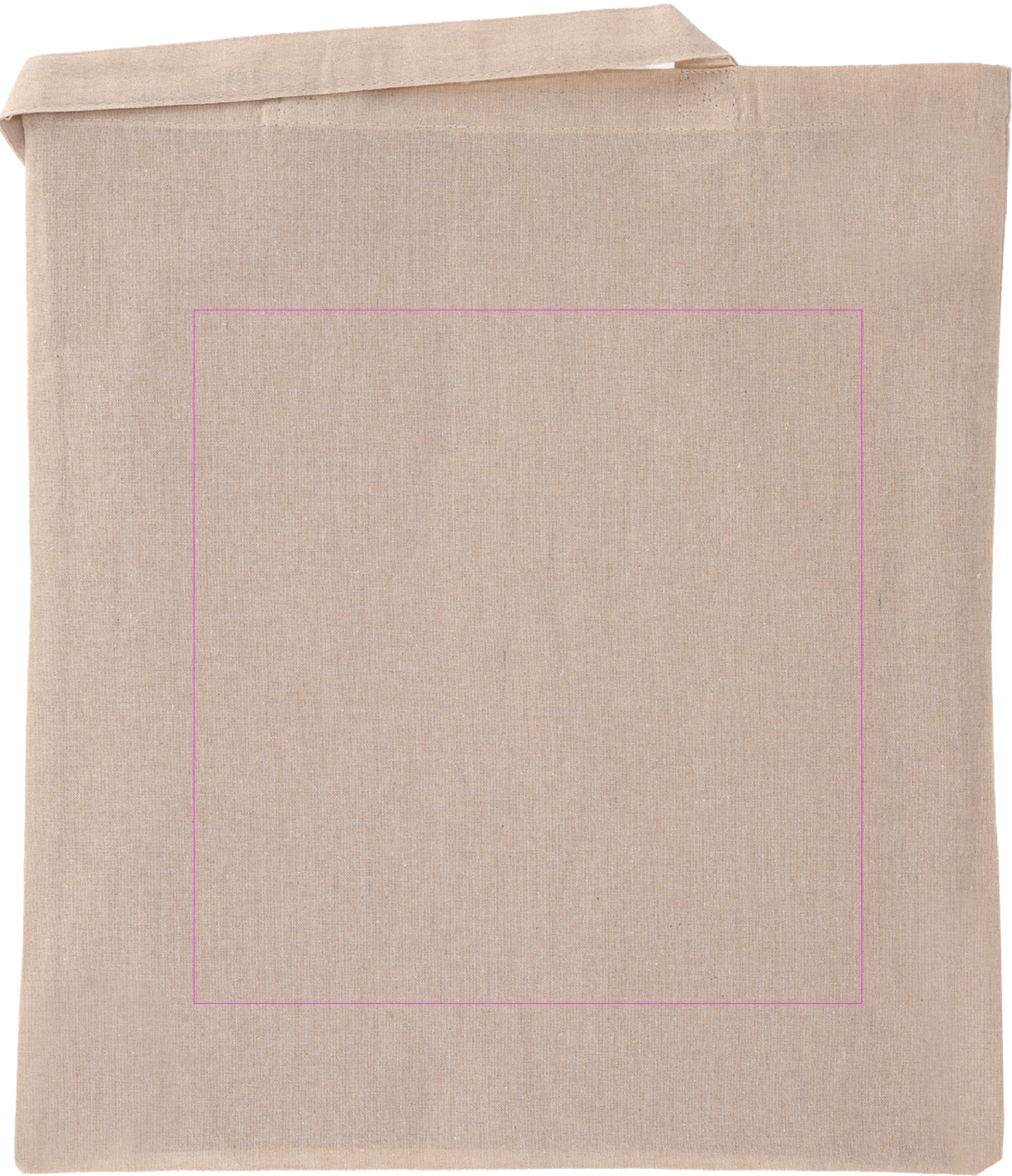 Recycled cotton bag with long handles 140 g/m2 LAMBERTO