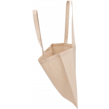 Recycled cotton bag with long handles 140 g/m2 LAMBERTO