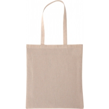 Recycled cotton bag with long handles 140 g/m2 LAMBERTO