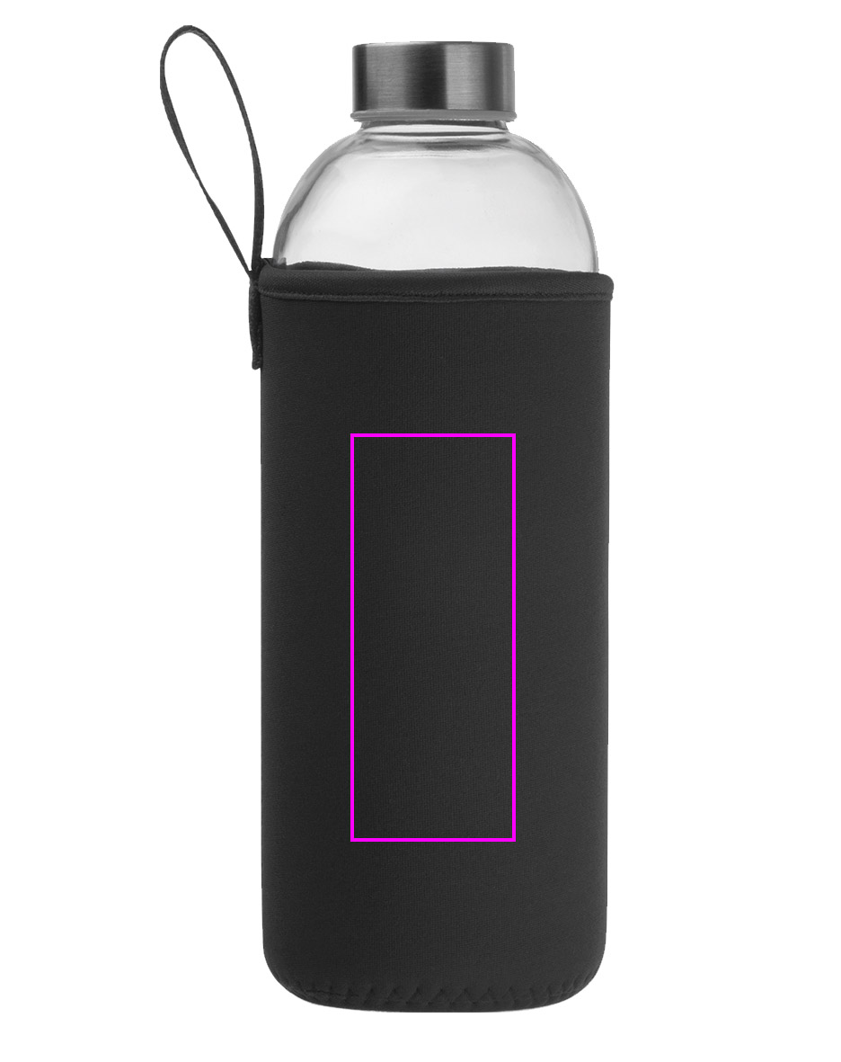 Glass bottle with sleeve 1000 ml JESSICA