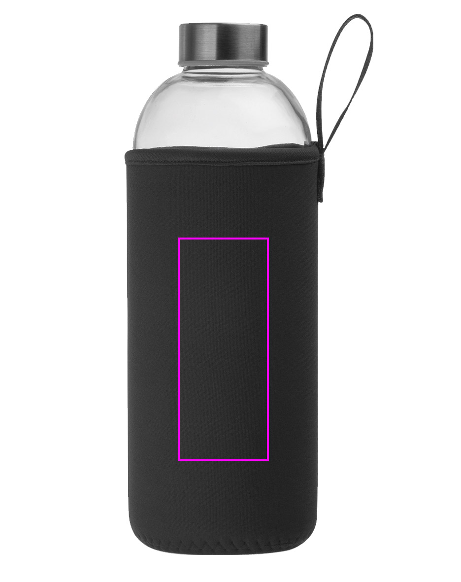 Glass bottle with sleeve 1000 ml JESSICA