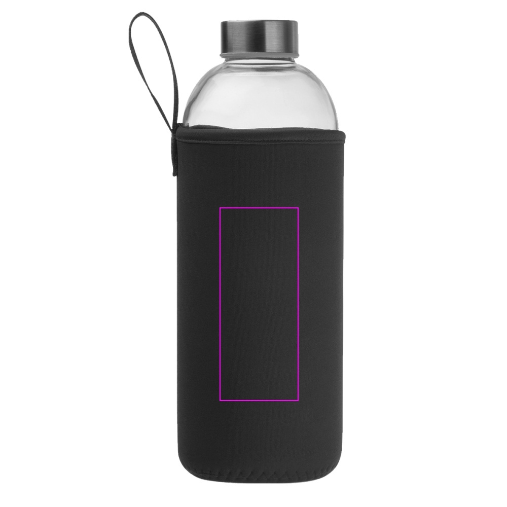Glass bottle with sleeve 1000 ml JESSICA