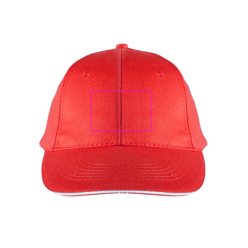 6-Panel Cotton Baseball Cap, 260 g/m² CURTIS