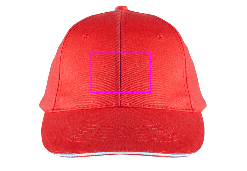 6-Panel Cotton Baseball Cap, 260 g/m² CURTIS