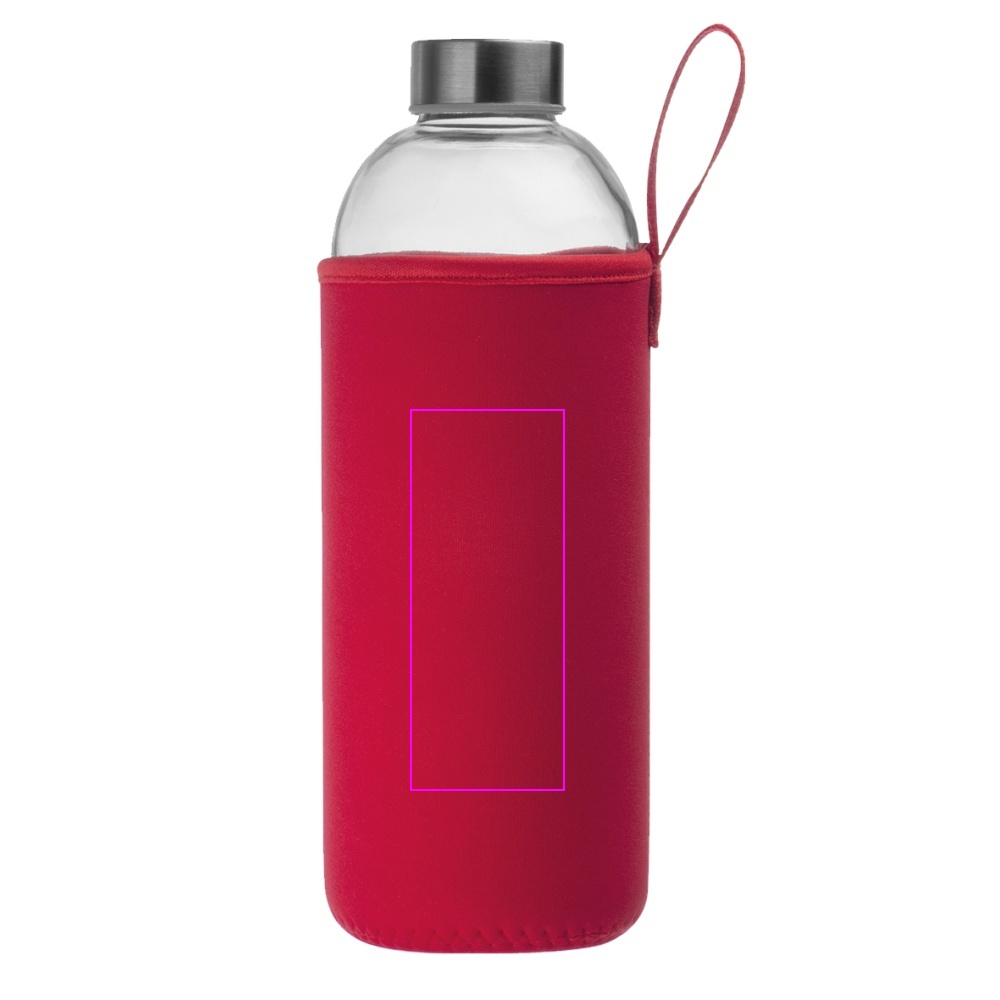 Glass bottle with sleeve 1000 ml JESSICA