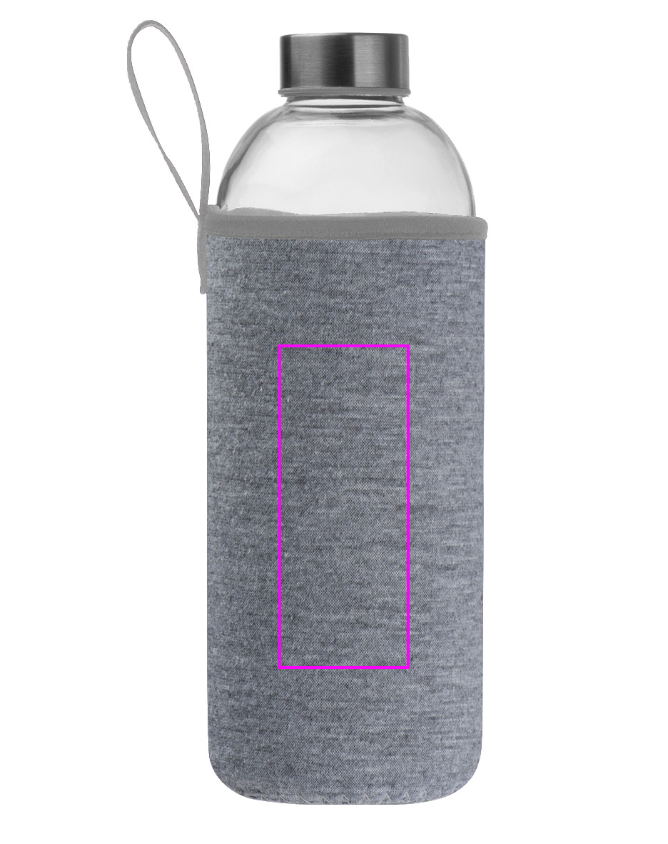 Glass bottle with sleeve 1000 ml JESSICA