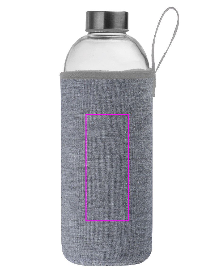 Glass bottle with sleeve 1000 ml JESSICA
