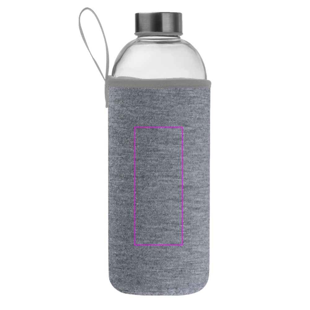 Glass bottle with sleeve 1000 ml JESSICA