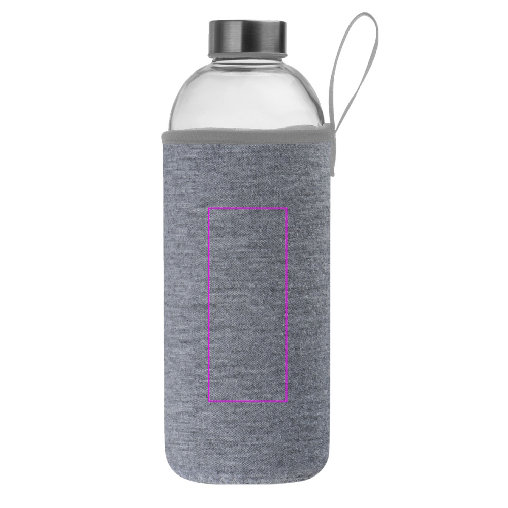 Glass bottle with sleeve 1000 ml JESSICA