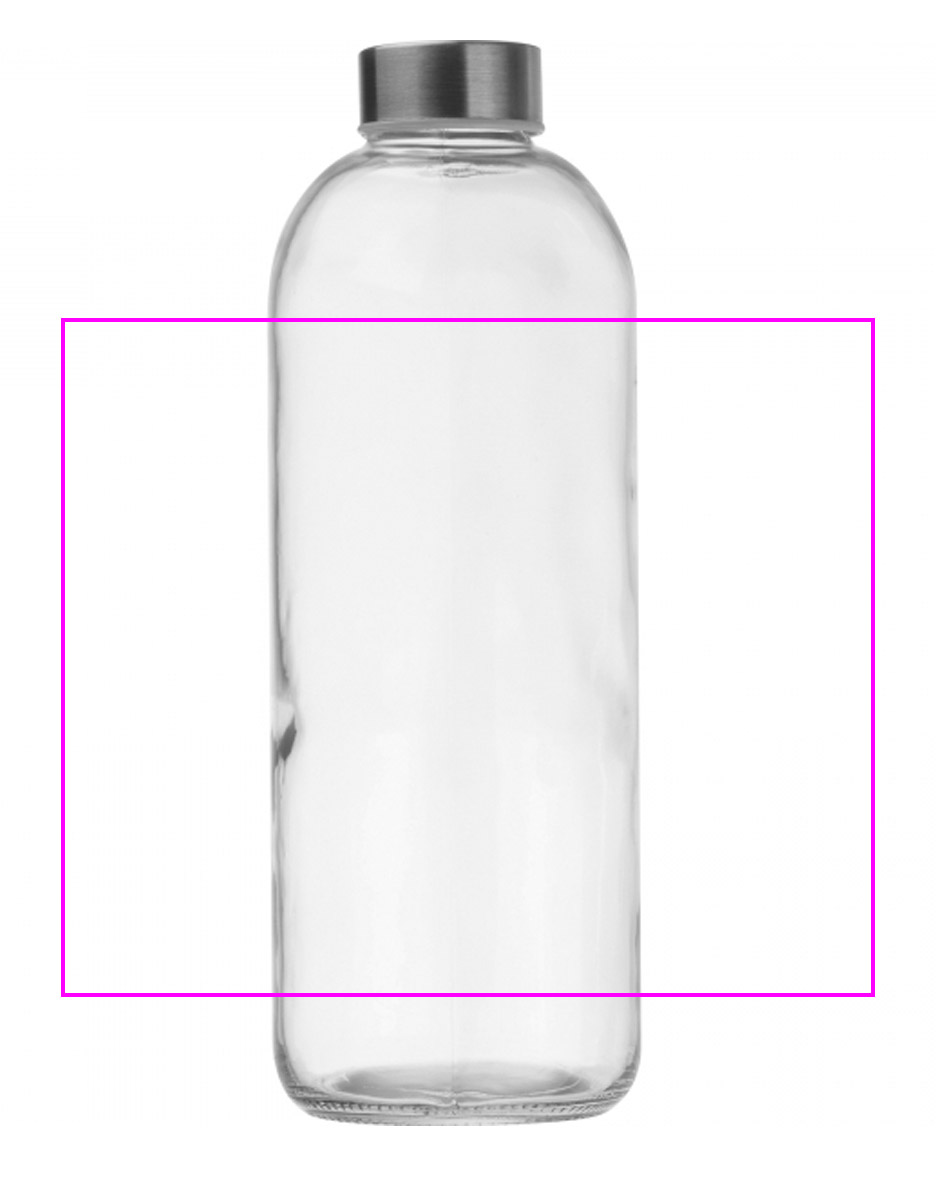 Glass bottle with sleeve 1000 ml JESSICA