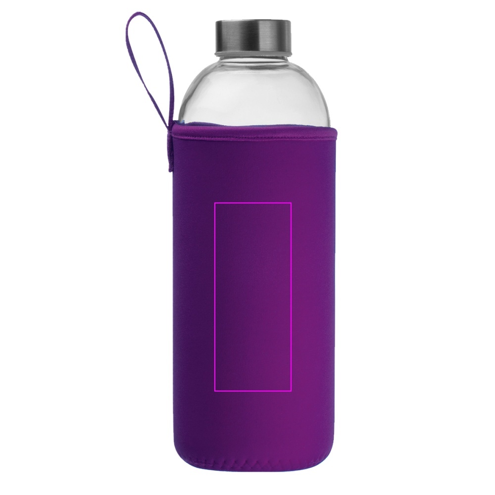 Glass bottle with sleeve 1000 ml JESSICA