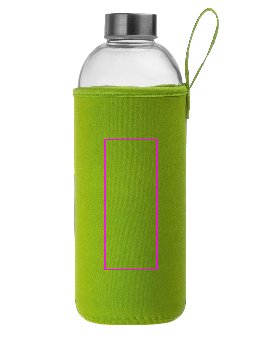 Glass bottle with sleeve 1000 ml JESSICA