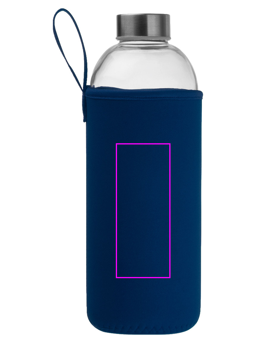 Glass bottle with sleeve 1000 ml JESSICA
