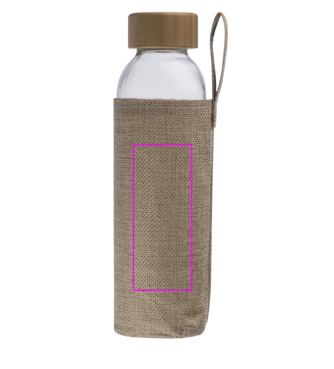 Glass bottle with sleeve 500 ml CARLOTTA