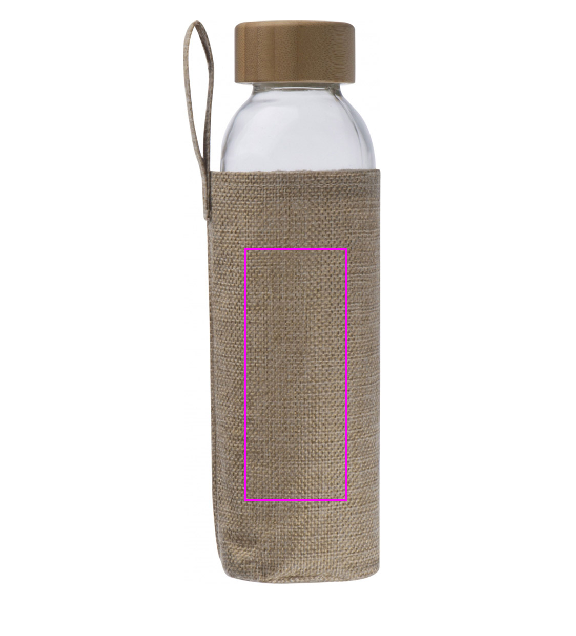 Glass bottle with sleeve 500 ml CARLOTTA