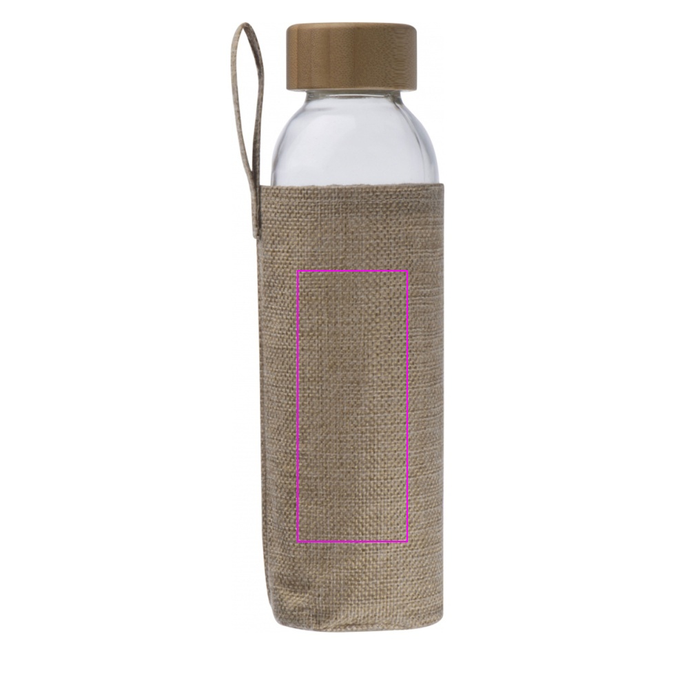 Glass bottle with sleeve 500 ml CARLOTTA