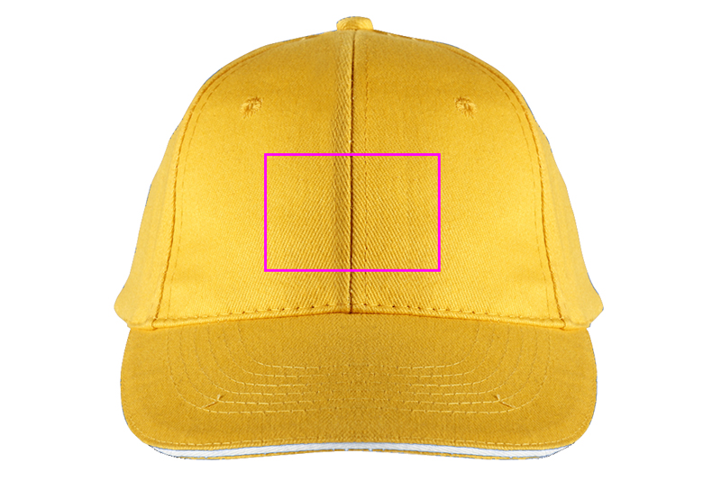 6-Panel Cotton Baseball Cap, 260 g/m² CURTIS
