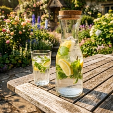 Glass carafe 1000 ml NIKODYM