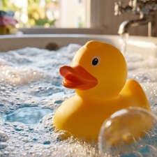 Duck bath toy JULIA