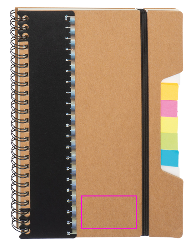Notebook A5 dotted with sticky markers CATHARINA