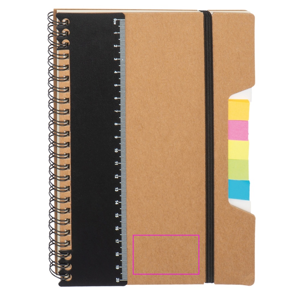 Notebook A5 dotted with sticky markers CATHARINA