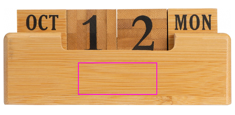 Bamboo perpetual calendar ANNABELLE