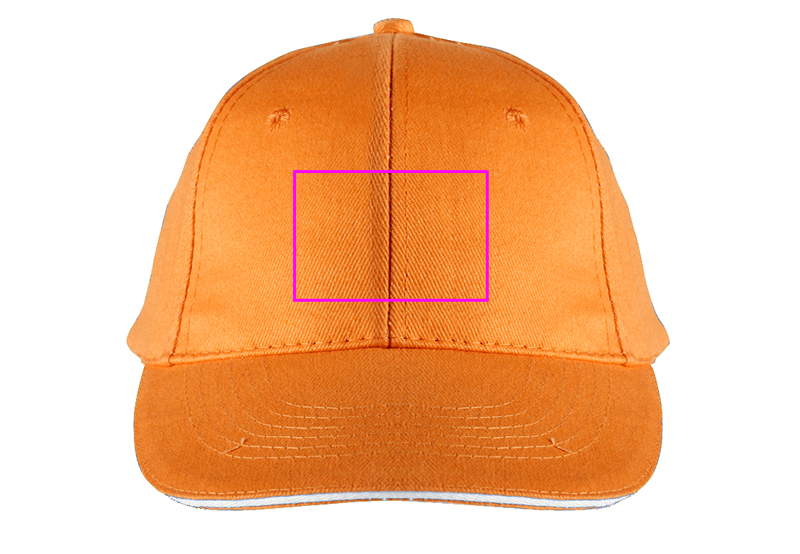 6-Panel Cotton Baseball Cap, 260 g/m² CURTIS