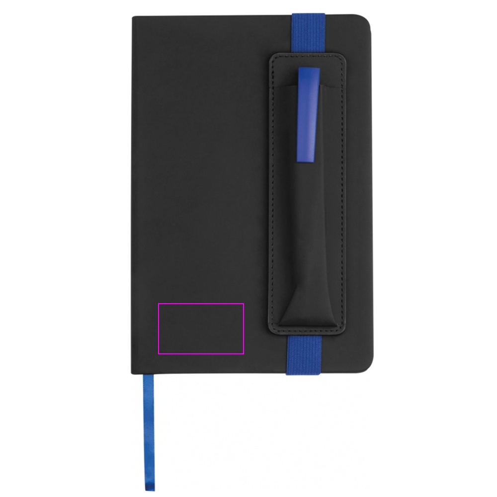 Notebook A5 lined with pen CARSON
