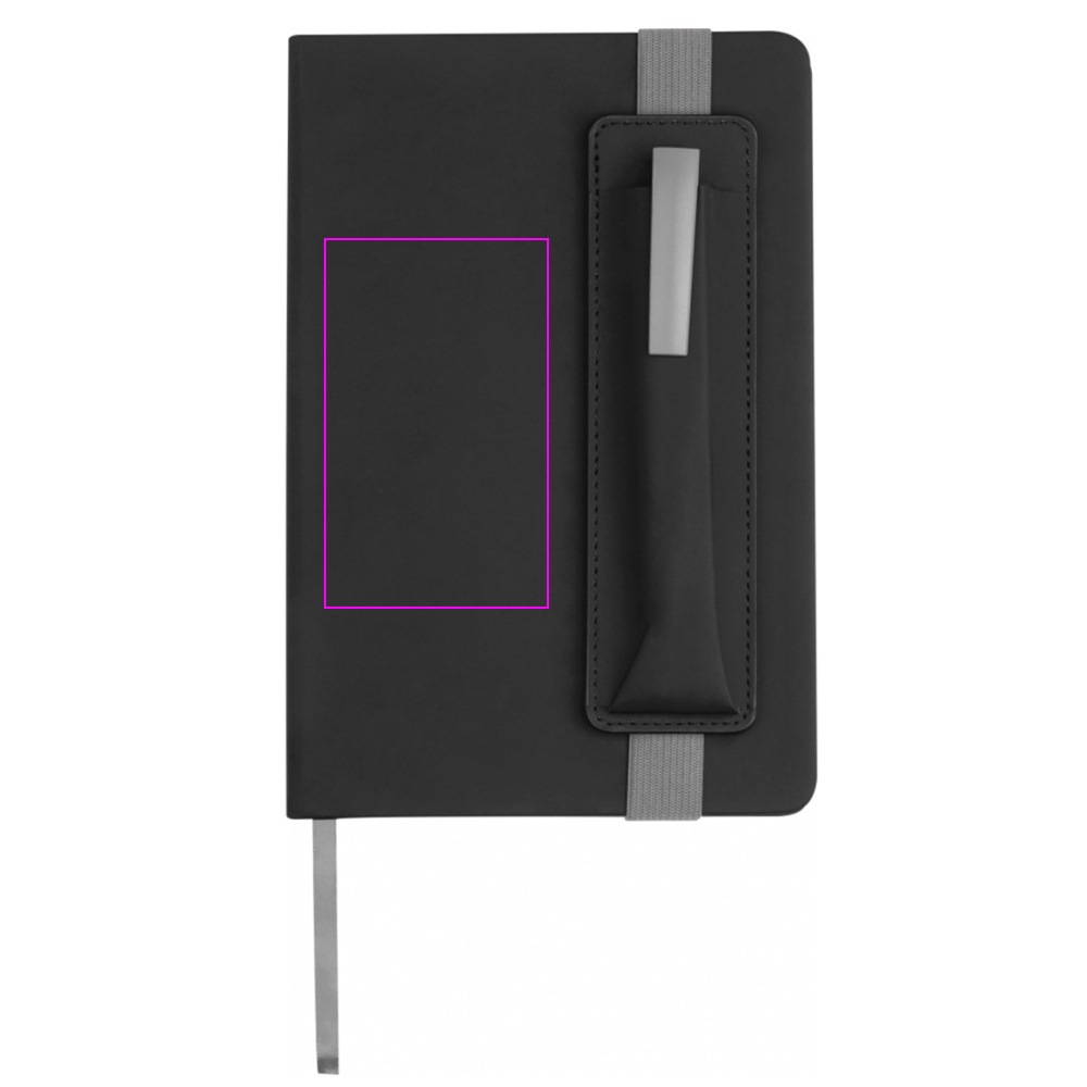Notebook A5 lined with pen CARSON