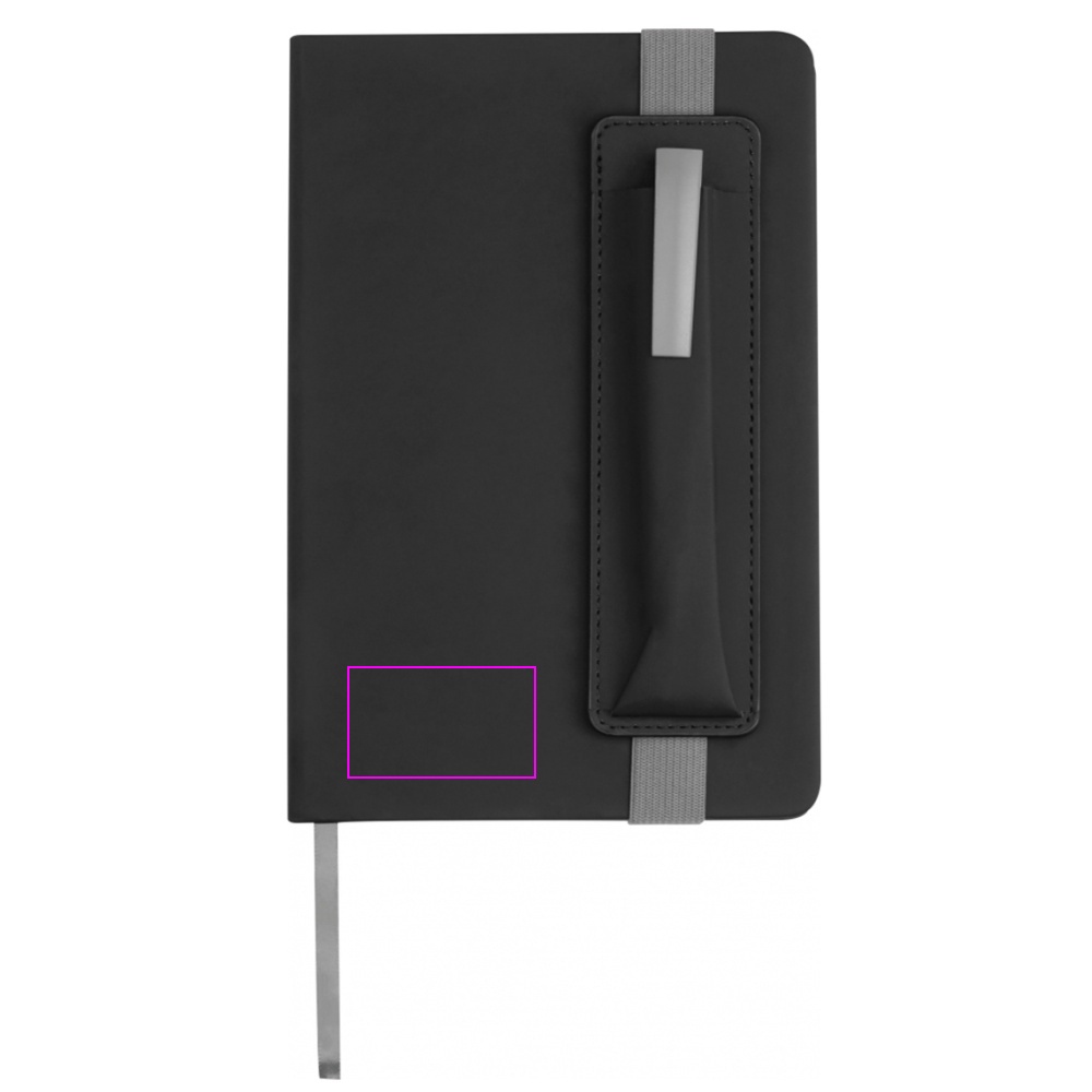 Notebook A5 lined with pen CARSON