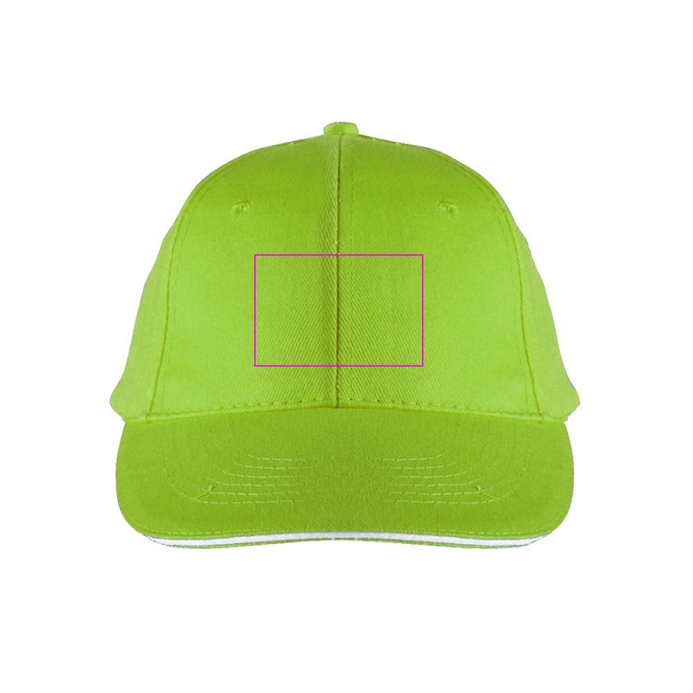 6-Panel Cotton Baseball Cap, 260 g/m² CURTIS