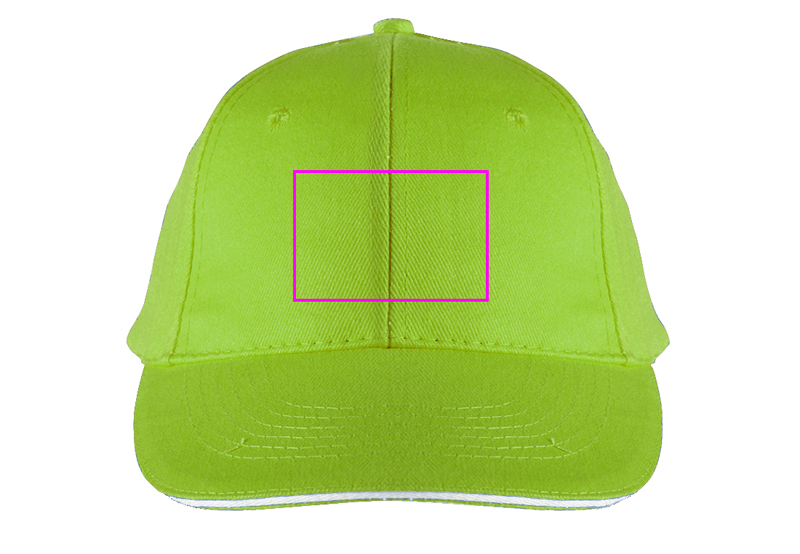 6-Panel Cotton Baseball Cap, 260 g/m² CURTIS