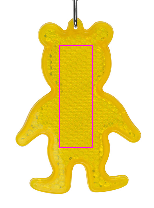 Reflective bear keyring VANESSA