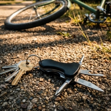 Multifunctional tool keyring INGEBORG
