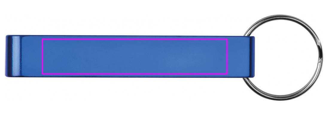 Metal bottle opener keyring ADRIANO