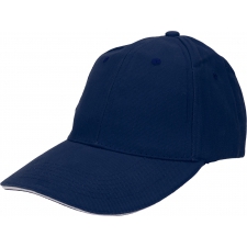 6-Panel Cotton Baseball Cap, 260 g/m² CURTIS