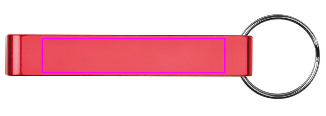 Metal bottle opener keyring ADRIANO