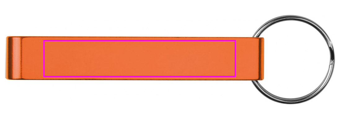 Metal bottle opener keyring ADRIANO