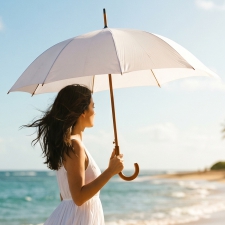 Automatic Umbrella ø105 cm RPET CHRISTINE