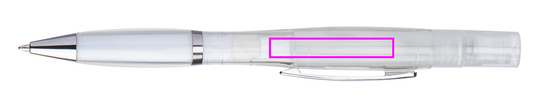 Plastic pen with sprayer SABINA