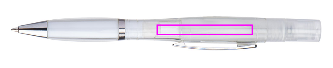 Plastic pen with sprayer SABINA