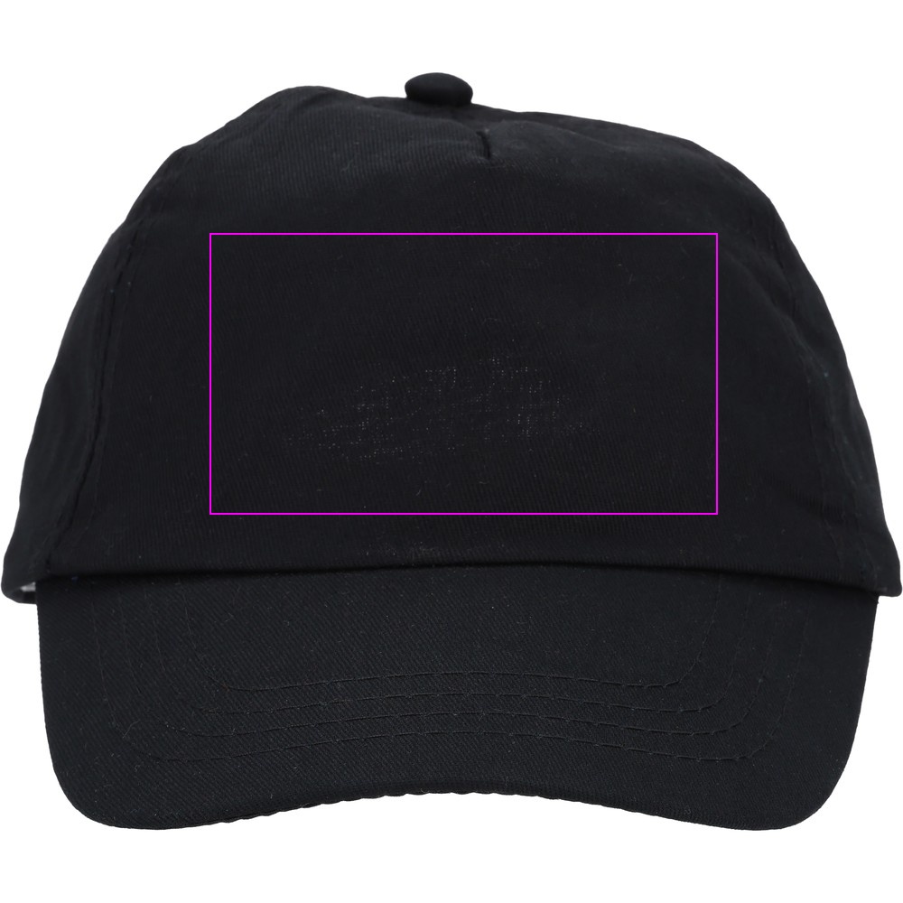 Cotton 5-panel baseball cap 170 g/m² MEGAN
