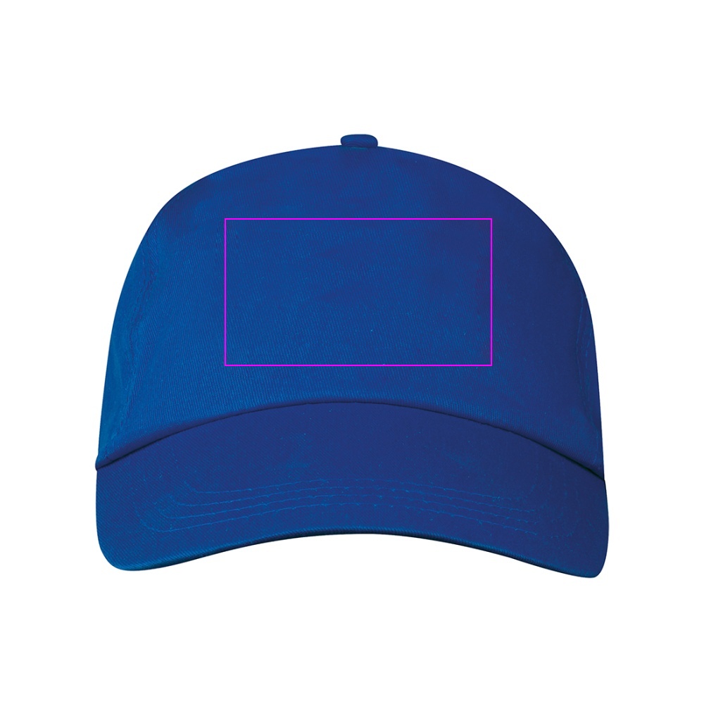 Cotton 5-panel baseball cap 170 g/m² MEGAN
