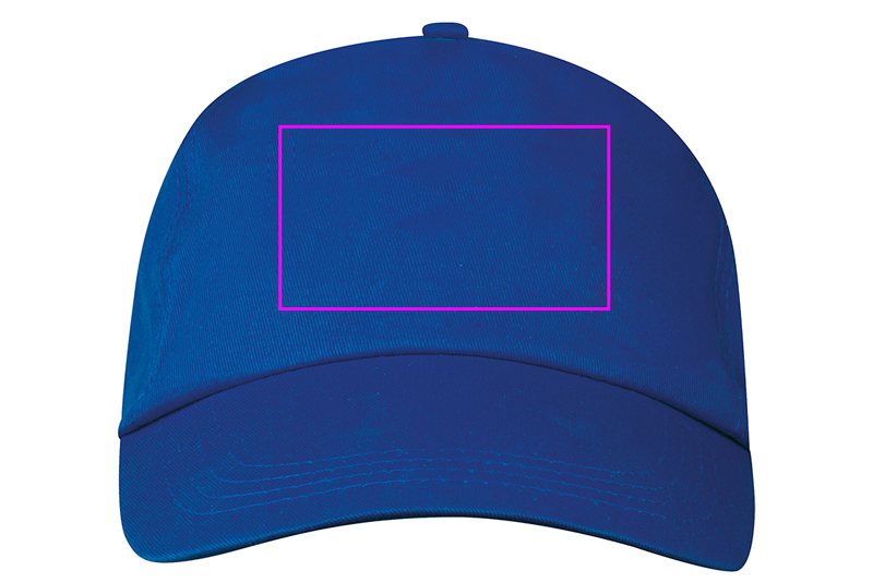 Cotton 5-panel baseball cap 170 g/m² MEGAN