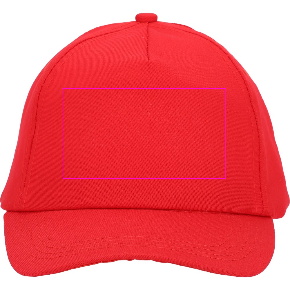 Cotton 5-panel baseball cap 170 g/m² MEGAN