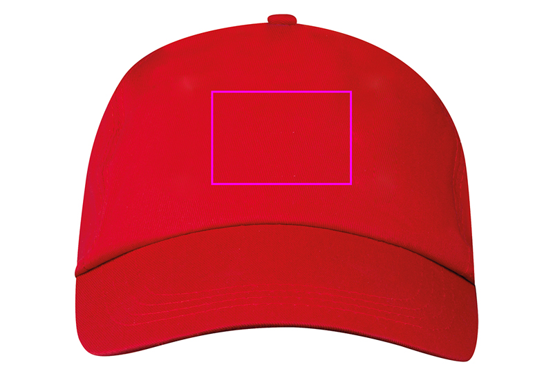 Cotton 5-panel baseball cap 170 g/m² MEGAN